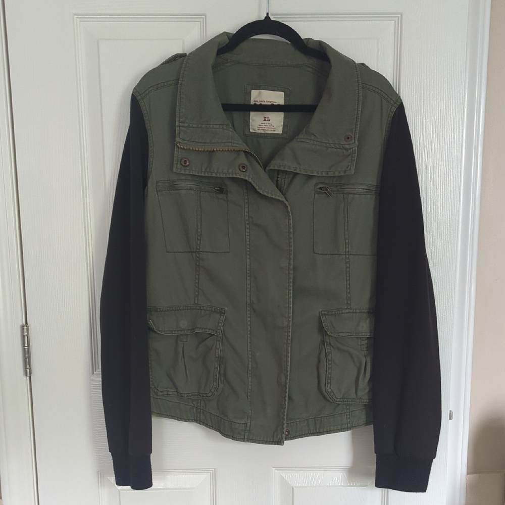 Mudd Olive and Black Utility Jacket